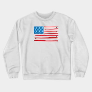 USA Stand-Up paddleboard Surf Shaka Flag Crewneck Sweatshirt